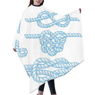 Personality  Set Of Engraved Knots And Ropes  Hair Cutting Cape