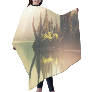 Personality  Serenity Lake In Tundra Hair Cutting Cape