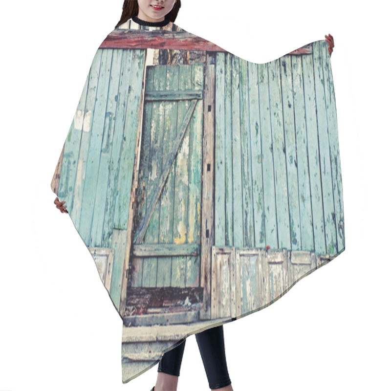 Personality  Old Fence Hair Cutting Cape