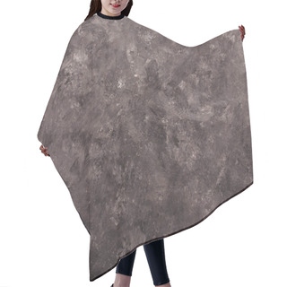 Personality  Dark Grey Painted Wooden Background With White Smears, Texture, Abstract Backdrop, Copy Space Hair Cutting Cape