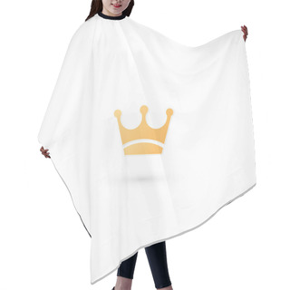 Personality  Crown Icon Hair Cutting Cape
