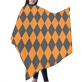 Personality  Halloween Argyle Plaid. Scottish Cage Background Hair Cutting Cape