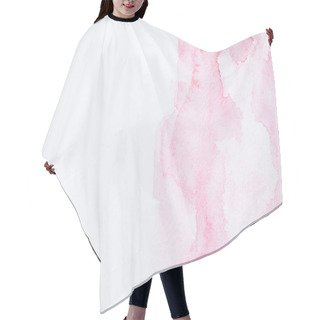 Personality  Abstract Light Pink Watercolor Background With Copy Space Hair Cutting Cape