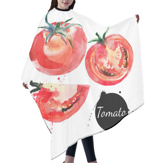 Personality  Tomato Set. Hair Cutting Cape