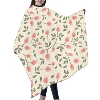Personality  Rosehips Seamless Background Hair Cutting Cape