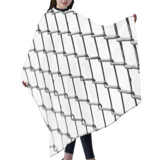 Personality  Abstract Texture Of A Metal Grid Surface   Like Background In The Sky Hair Cutting Cape