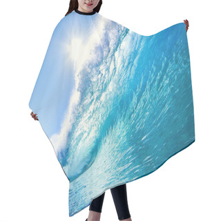 Personality  Blue Ocean Wave Hair Cutting Cape