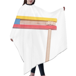 Personality  Wooden Ratchet  Hair Cutting Cape