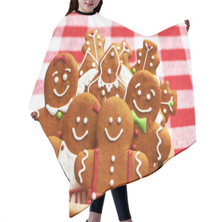 Personality  Christmas Gingerbread Cookies Hair Cutting Cape