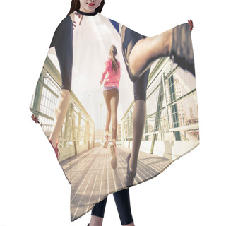 Personality  Joggers Running Outdoors Hair Cutting Cape
