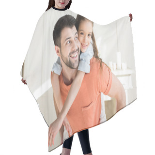 Personality  Happy Family At Home Hair Cutting Cape