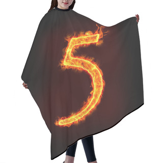 Personality  Fire Numbers, 5 Hair Cutting Cape
