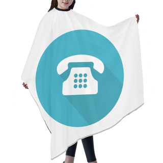 Personality  Phone Icon Hair Cutting Cape