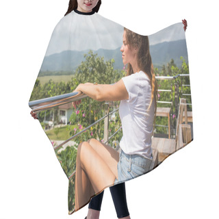 Personality  The Long-haired Girl In Cafe Overlooking Mountains, The Happy Girl, In White Poppy, The Pensive Woman. Swinging Hands. Hair Cutting Cape