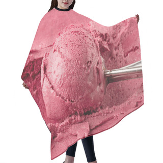 Personality  Strawberry Ice Cream Scoop  Hair Cutting Cape
