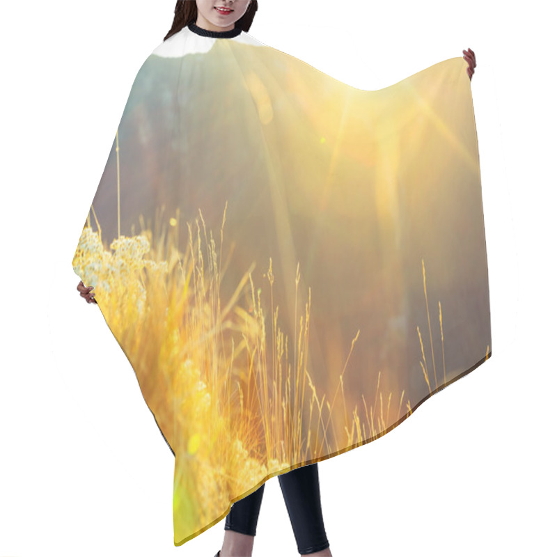 Personality  Sunny Mountain Meadow Hair Cutting Cape