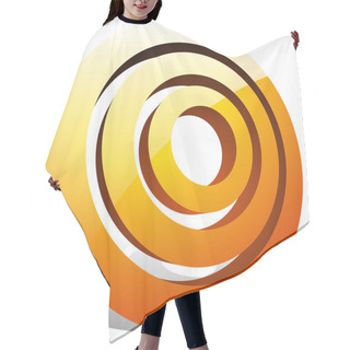 Personality  Concentric, Radial Circles Icon  Hair Cutting Cape