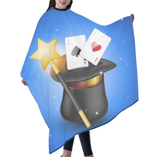 Personality  Illusionist Tools For A Magical Show Hair Cutting Cape