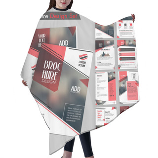 Personality  Creative Business Brochure Design. Hair Cutting Cape