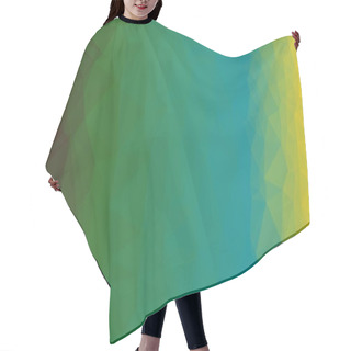 Personality  Minimal Multicolored And Polygonal Background With Pattern Hair Cutting Cape
