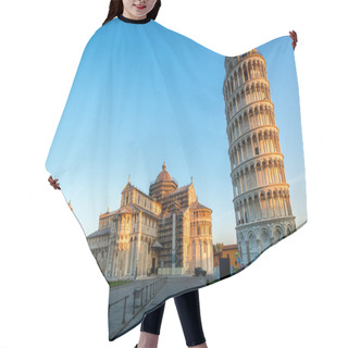 Personality  Leaning Tower Of Pisa In Pisa, Italy - Leaning Tower Of Pisa Known Worldwide For Its Unintended Tilt And Famous Travel Destination Of Italy. It Is Situated Near The Pisa Cathedral. Hair Cutting Cape