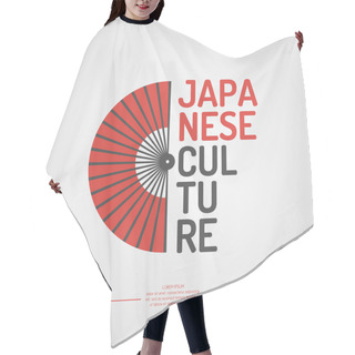 Personality  Poster. Japanese Culture. Symbol Of Japan. Hair Cutting Cape