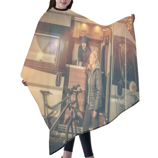 Personality  Family Motorhome Camping  Hair Cutting Cape