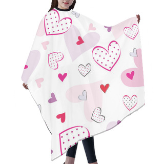 Personality  Valentines Or Wedding Background Hair Cutting Cape