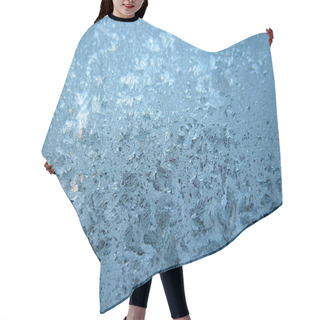 Personality  Frozen Winter Window Hair Cutting Cape