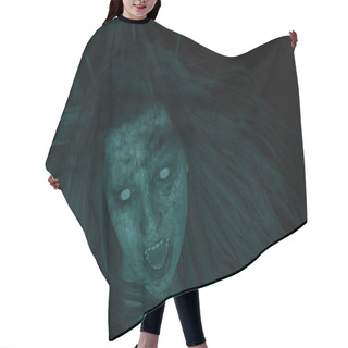 Personality  3d Illustration Of Scary Ghost Woman In The Dark,Horror Backgrou Hair Cutting Cape