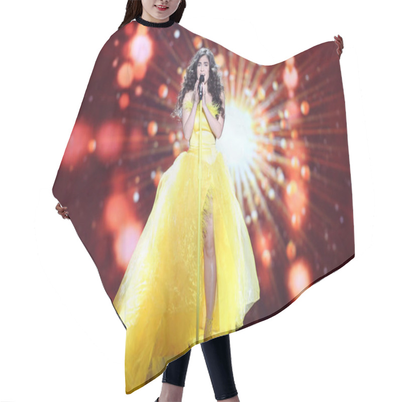Personality  Timebelle From Switzerland Eurovision 2017 Hair Cutting Cape