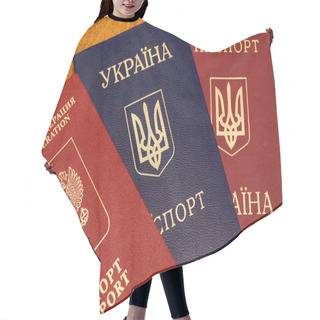 Personality  Passports Of Citizens Of Russia And Ukraine Hair Cutting Cape