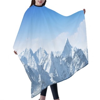 Personality  High Mountains Under Snow Hair Cutting Cape