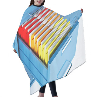 Personality  File Cabinet Hair Cutting Cape