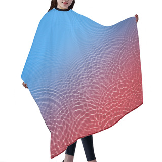 Personality  Blue And Red Circle Water Ripple Background Hair Cutting Cape