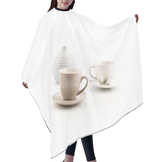 Personality  Two Cups Of Coffee Hair Cutting Cape