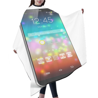 Personality  Modern Touchscreen Smartphone Hair Cutting Cape