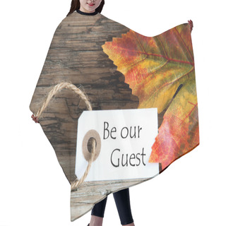 Personality  Autumn Label With Be Our Guest Hair Cutting Cape