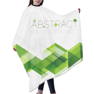 Personality  Abstract Geometric Background. Hair Cutting Cape