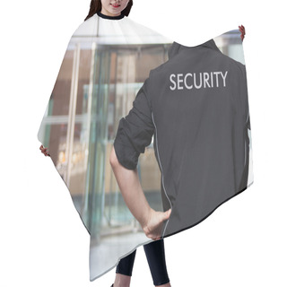 Personality  Security Guard Hair Cutting Cape