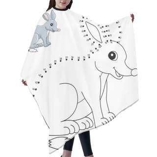 Personality  Dot To Dot Bilby Animal Coloring Page For Kids Hair Cutting Cape