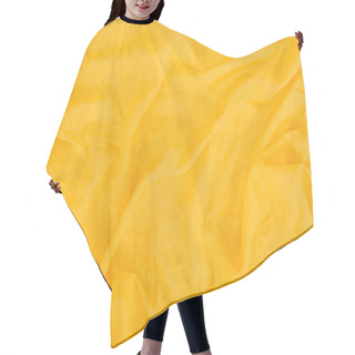 Personality  Yellow Linen Texture Hair Cutting Cape