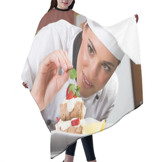 Personality  Chef Decorating Dessert Hair Cutting Cape