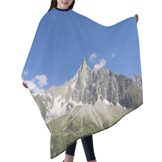 Personality  Scenic View Of Rocky Mountains And Clear Blue Sky, Alps, France Hair Cutting Cape