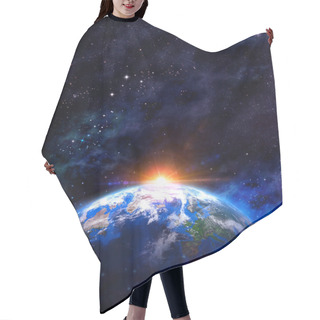 Personality  Sunrise Over The Earth Hair Cutting Cape