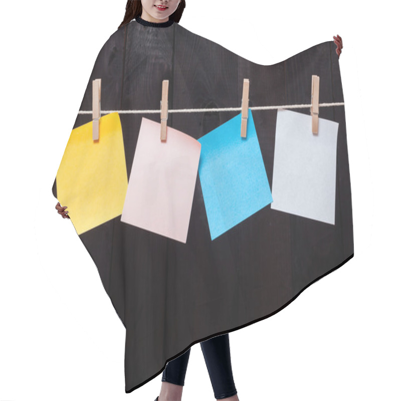 Personality  Reminders Note Hanging Hair Cutting Cape
