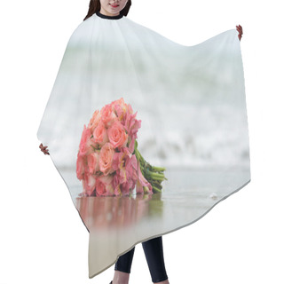 Personality  Posy Of Crimson Roses  Hair Cutting Cape