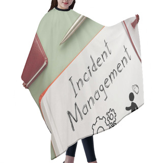 Personality  Incident Management Is Shown Using A Text Hair Cutting Cape