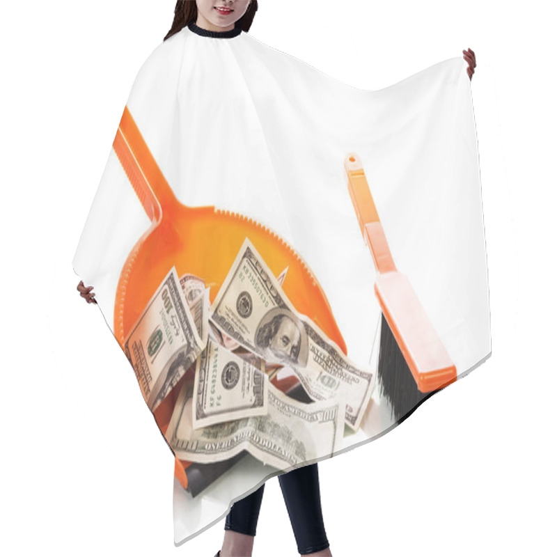 Personality  Sweeps Money In The Scoop Hair Cutting Cape