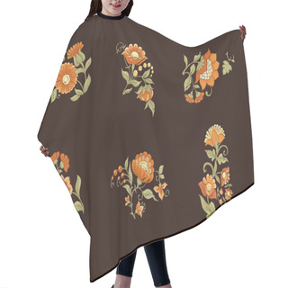 Personality  Tradition Mughal Motif, Fantasy Flowers Hair Cutting Cape